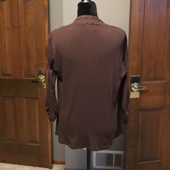 Coldwater Creek Brown Knit Cardigan - Picture 2 of 6